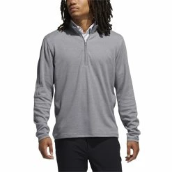 Adidas 3-Stripe ¼ Zip Layering Outerwear Pullover Golf Apparel -Cheap Apparel Store adidas 3 stripe zip layering outerwear 5