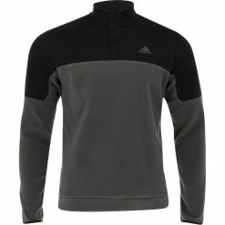 Adidas DWR Block 1/4 Zip Outerwear Pullover Golf Apparel