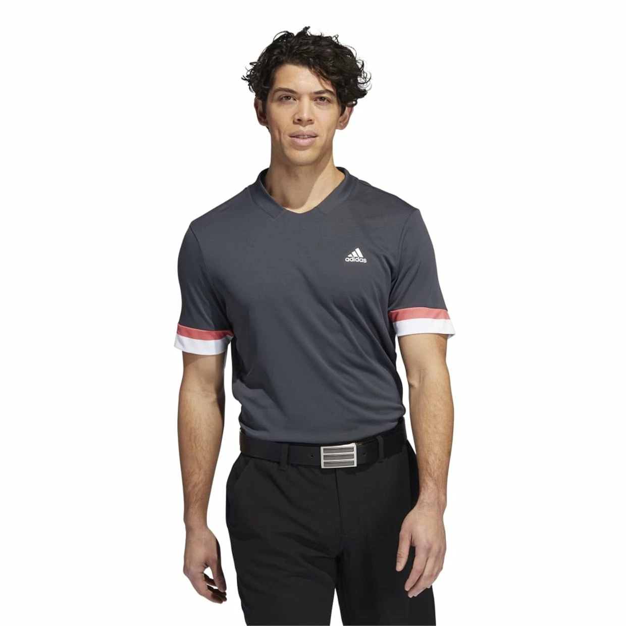 Adidas Heat.Rdy Solid Shirt Polo Short Sleeve Golf Apparel 5 Adidas Heat.Rdy Solid Shirt Polo Short Sleeve Golf Apparel - Image 3