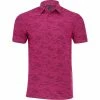 Adidas Textured Jacquard Shirt Polo Short Sleeve Golf Apparel