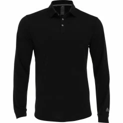 Adidas UPF Shirt Polo Long Sleeve Golf Apparel