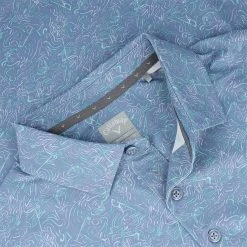 Callaway All-Over Abstract Novelty Print Shirt Polo Short Sleeve Golf Apparel -Cheap Apparel Store callaway all over abstract novelty print shirt 4