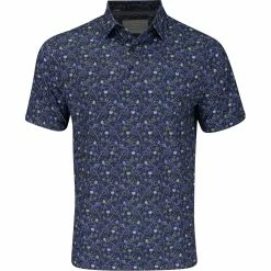 Callaway All-Over Golf Novelty Print Shirt Polo Short Sleeve Golf Apparel