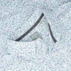 Callaway All-Over Micro Abstract Print Shirt Polo Short Sleeve Golf Apparel -Cheap Apparel Store callaway all over micro abstract print shirt 4