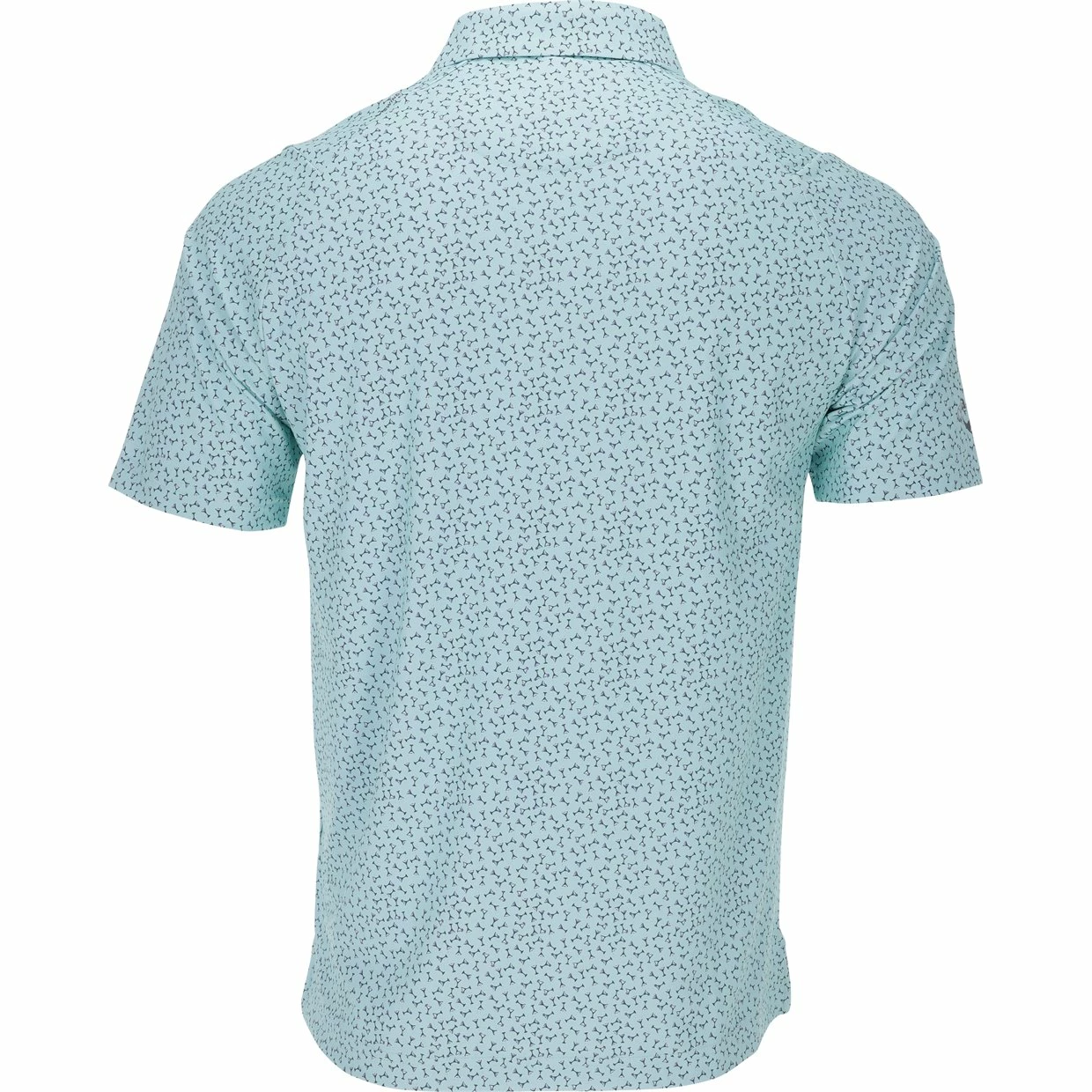 Callaway All-Over Micro Conversational Print Shirt Polo Short Sleeve Golf Apparel 4 Callaway All-Over Micro Conversational Print Shirt Polo Short Sleeve Golf Apparel - Image 2