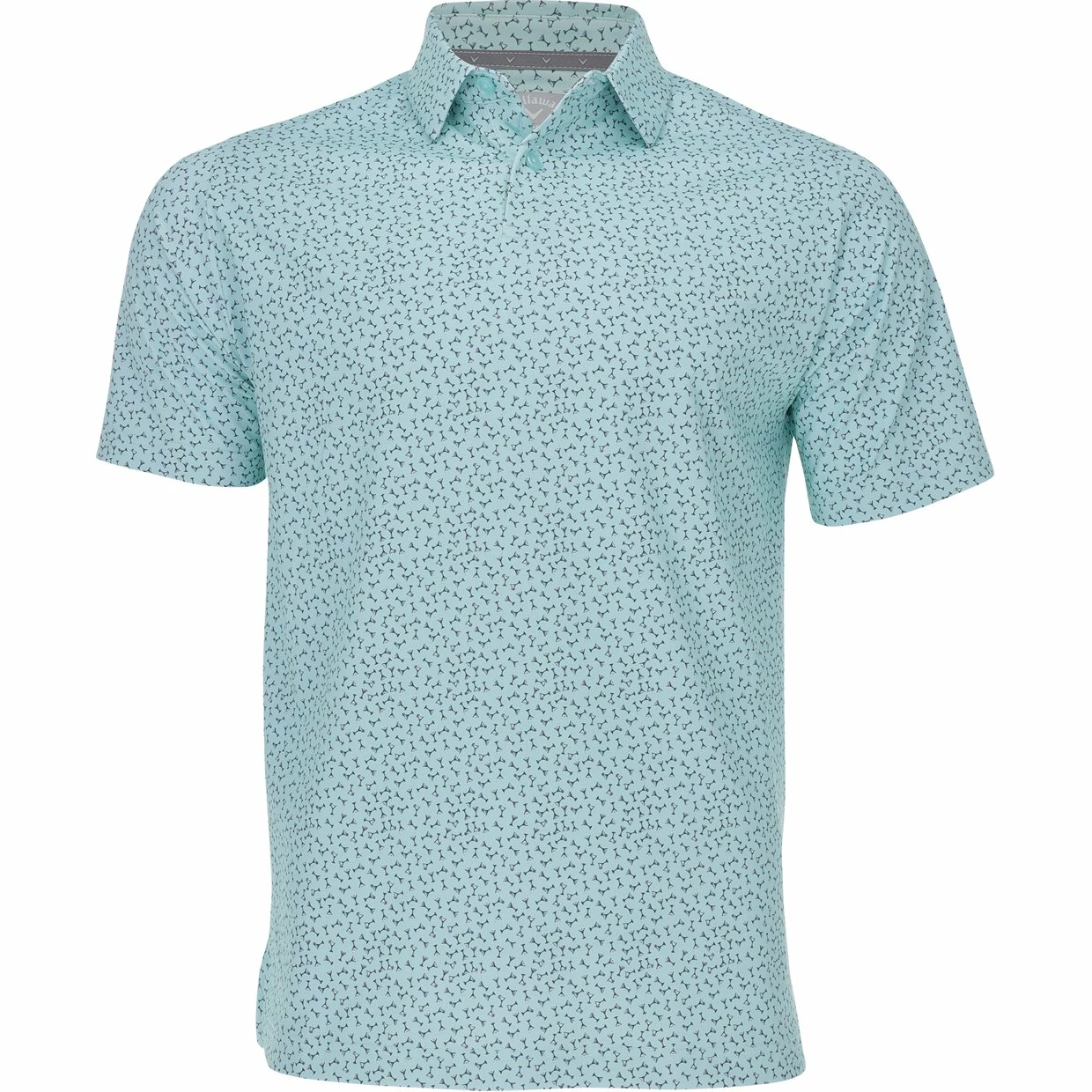Callaway All-Over Micro Conversational Print Shirt Polo Short Sleeve Golf Apparel 3 Callaway All-Over Micro Conversational Print Shirt Polo Short Sleeve Golf Apparel