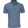Callaway Artisan Foulard Print Shirt Polo Short Sleeve Golf Apparel -Cheap Apparel Store callaway artisan foulard print shirt
