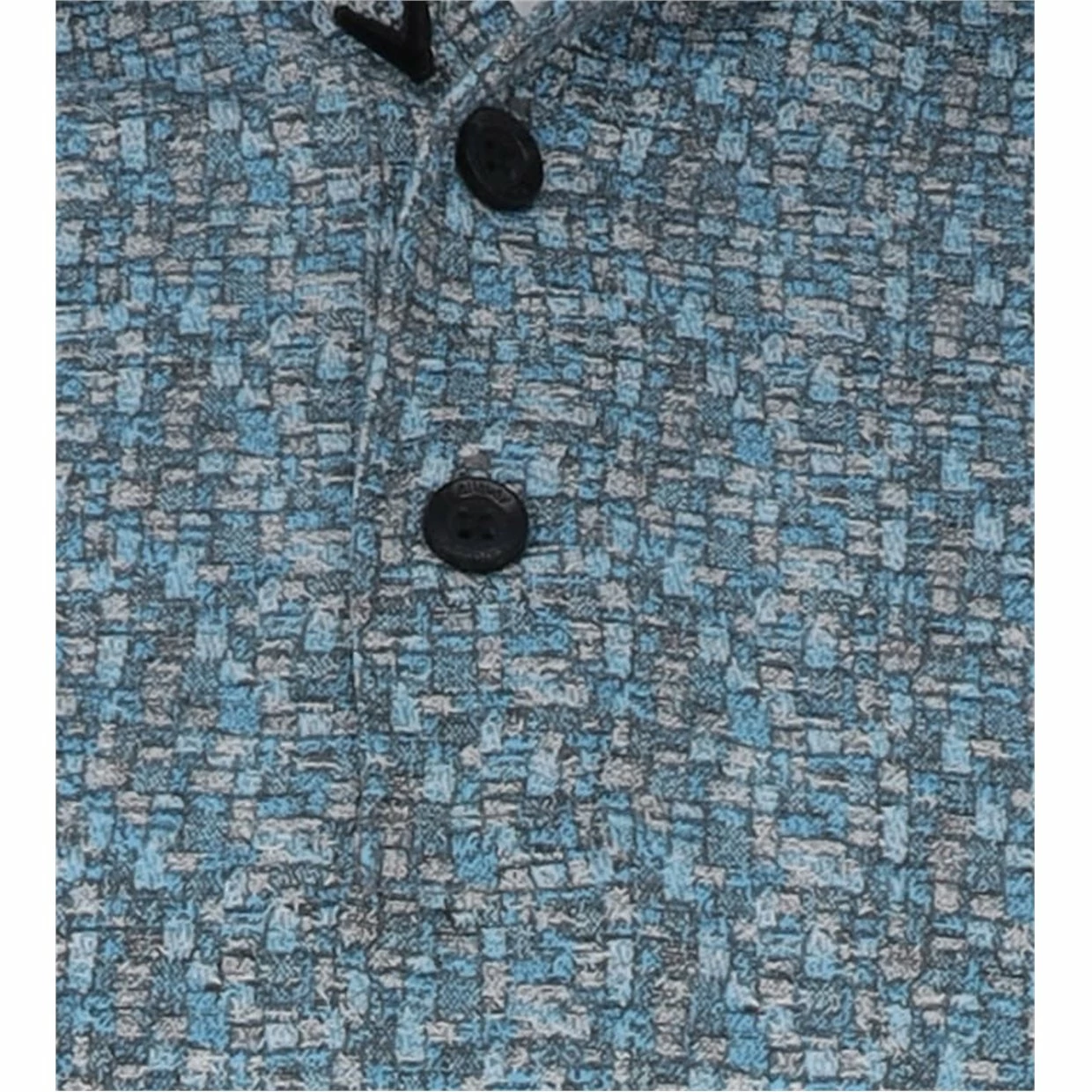 Callaway Glitched Oxford Print Shirt Polo Short Sleeve Golf Apparel 7 Callaway Glitched Oxford Print Shirt Polo Short Sleeve Golf Apparel - Image 5