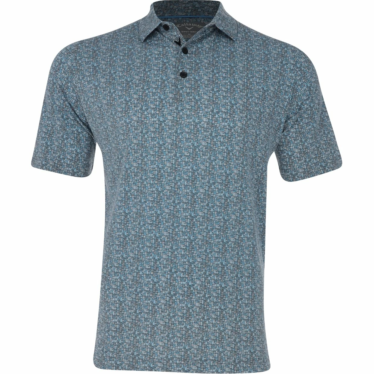 Callaway Glitched Oxford Print Shirt Polo Short Sleeve Golf Apparel 3 Callaway Glitched Oxford Print Shirt Polo Short Sleeve Golf Apparel