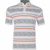 Callaway Space Dye Herringbone Stripe Shirt Polo Short Sleeve Golf Apparel