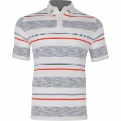 Callaway Space Dye Herringbone Stripe Shirt Polo Short Sleeve Golf Apparel