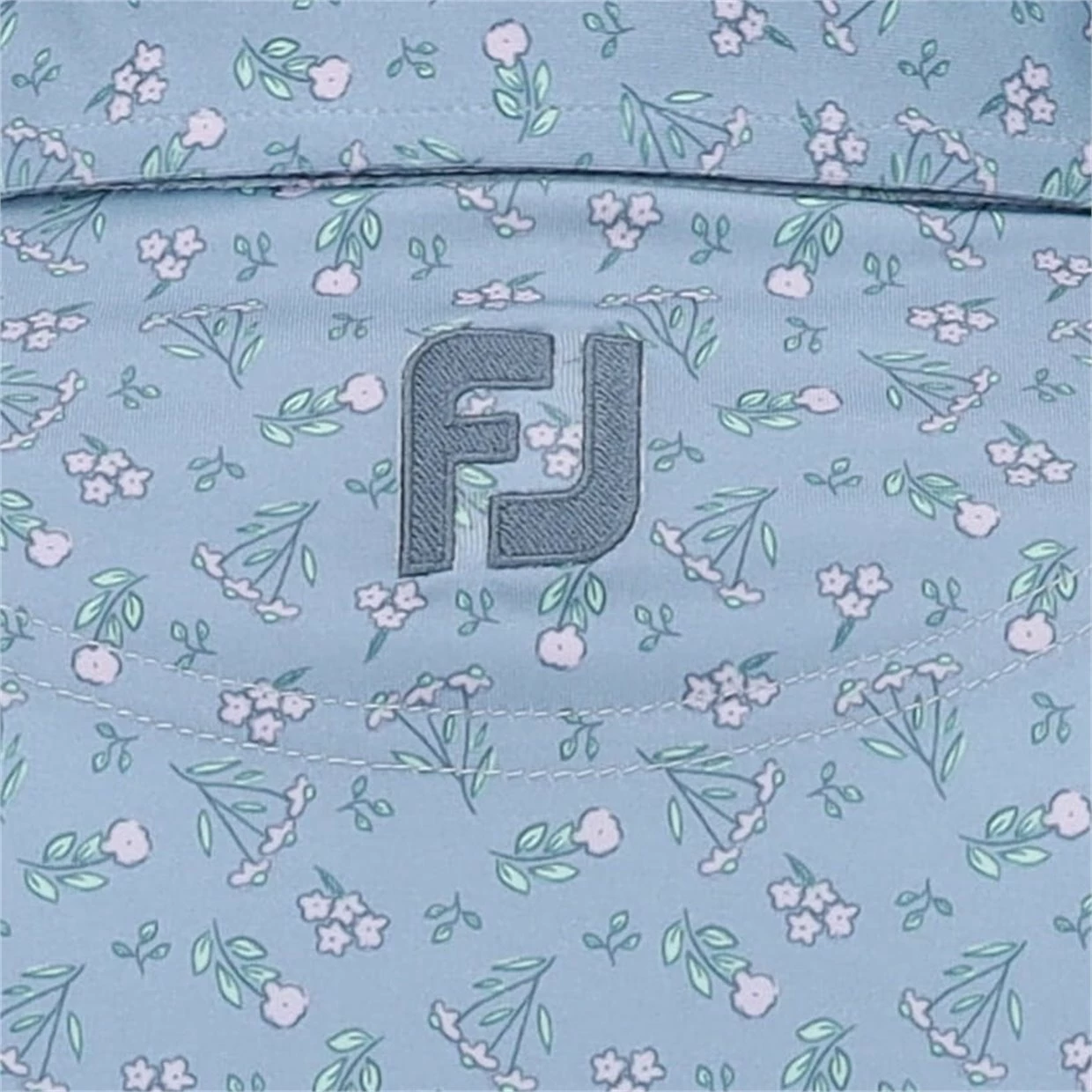 FootJoy Mini Floral Lisle Self Collar Shirt Polo Short Sleeve Golf Apparel 6 FootJoy Mini Floral Lisle Self Collar Shirt Polo Short Sleeve Golf Apparel - Image 4