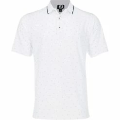 FootJoy Push Play Print Lisle Previous Season Apparel Style Shirt Polo Short Sleeve Golf Apparel