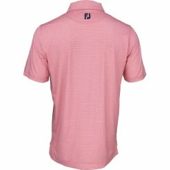 FootJoy Spiral Line Print Lisle Self Collar Polo Shirt Polo Short Sleeve Golf Apparel -Cheap Apparel Store footjoy spiral line print lisle self collar polo shirt 1
