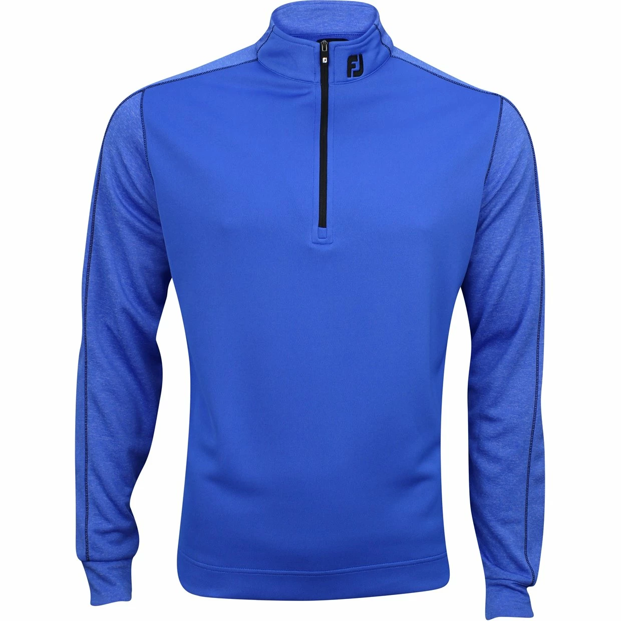 FootJoy Tour Logo Tonal Heather Midlayer Outerwear Pullover Golf Apparel 3 FootJoy Tour Logo Tonal Heather Midlayer Outerwear Pullover Golf Apparel