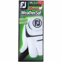 FootJoy WeatherSof (2-Pack) Left Handed Golf Glove Golf Gloves -Cheap Apparel Store footjoy weathersof 2 pack golf glove 1