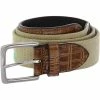Greg Norman Embroidered Flag On The Green Web Accessories Belts Golf Apparel -Cheap Apparel Store greg norman embroidered flag on the green web accessories