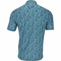 Greg Norman Floreana Shirt Polo Short Sleeve Golf Apparel -Cheap Apparel Store greg norman floreana shirt 1