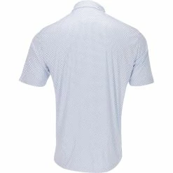 Greg Norman Micro-Dash Foulard Shirt Polo Short Sleeve Golf Apparel 5 Greg Norman Micro-Dash Foulard Shirt Polo Short Sleeve Golf Apparel -Cheap Apparel Store greg norman micro dash foulard shirt 1