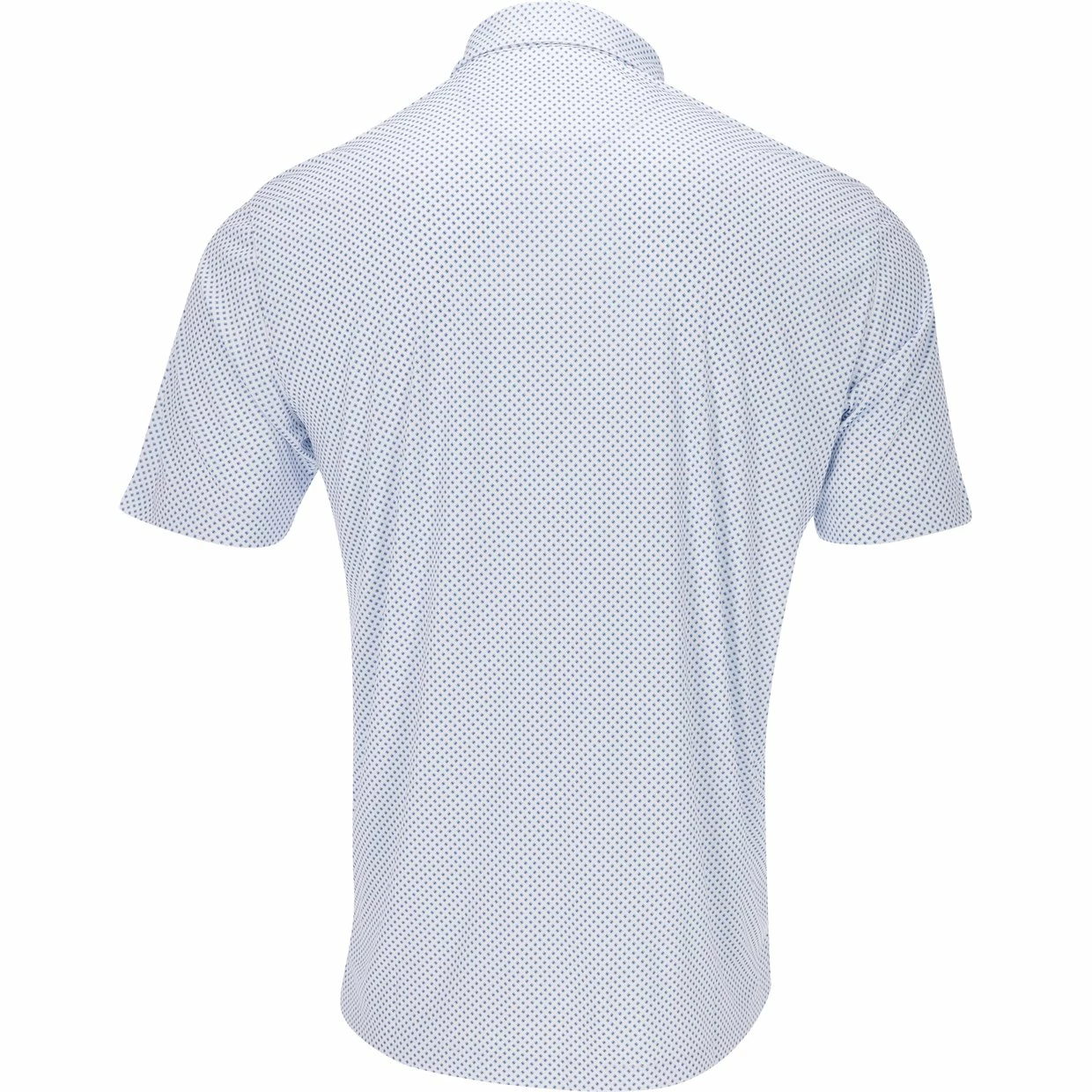 Greg Norman Micro-Dash Foulard Shirt Polo Short Sleeve Golf Apparel 4 Greg Norman Micro-Dash Foulard Shirt Polo Short Sleeve Golf Apparel - Image 2