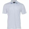Greg Norman Micro-Dash Foulard Shirt Polo Short Sleeve Golf Apparel -Cheap Apparel Store greg norman micro dash foulard shirt