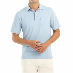 Johnnie-O Heathered Original Shirt Polo Short Sleeve Golf Apparel -Cheap Apparel Store johnnie o heathered original shirt 4