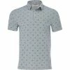 Linksoul Gingko Print Oxford Shirt Polo Short Sleeve Golf Apparel -Cheap Apparel Store linksoul gingko print oxford shirt