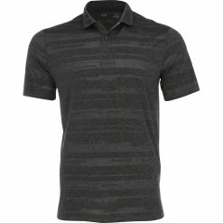 Oakley Aero Pro Stripe Shirt Polo Short Sleeve Golf Apparel