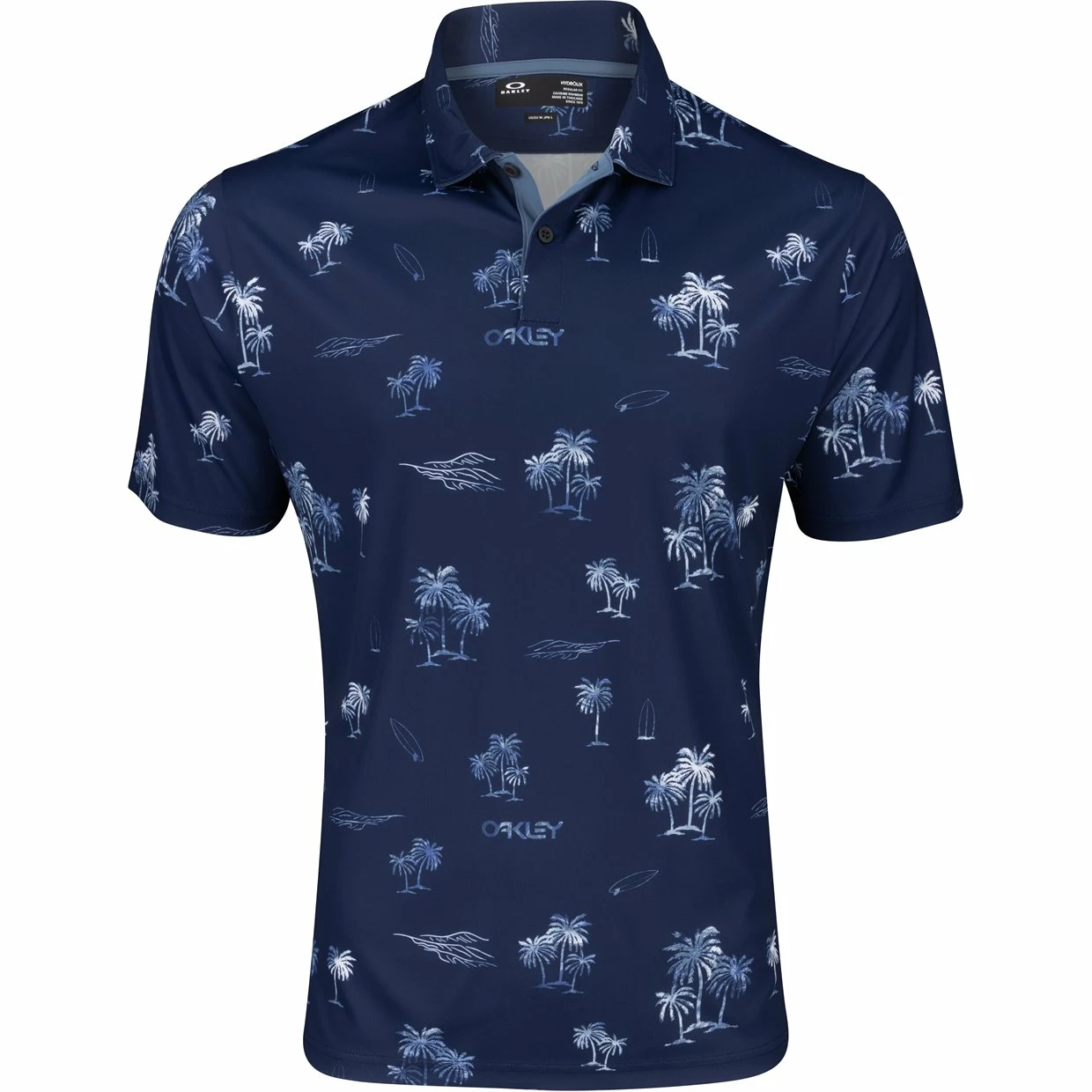 Oakley RC Sun Shade Print Shirt Polo Short Sleeve Golf Apparel 3 Oakley RC Sun Shade Print Shirt Polo Short Sleeve Golf Apparel