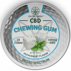 Cheap Apparel Store 34 On The Green Chewing Gum 10 Pack (10 MG Per Piece) CBD