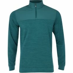 Puma CloudSpun Colorblock ¼ Zip Outerwear Pullover Golf Apparel