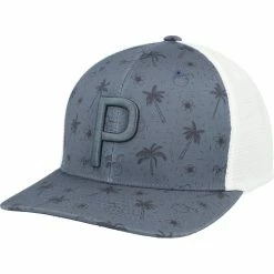 Puma Tropical Bliss P Trucker Snapback Headwear Cap Golf Apparel -Cheap Apparel Store puma tropical bliss p trucker snapback headwear 4