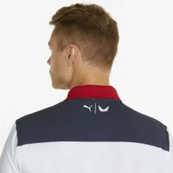 Puma Volition Colorblock Shirt Polo Short Sleeve Golf Apparel -Cheap Apparel Store puma volition colorblock shirt 2