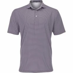 Turtleson Checker Jacquard Performance Shirt Polo Short Sleeve Golf Apparel