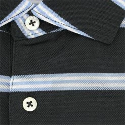 Turtleson Jay Rep Stripe Performance Shirt Polo Short Sleeve Golf Apparel -Cheap Apparel Store turtleson jay rep stripe performance shirt 3