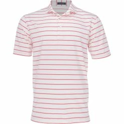 Turtleson Simon Stripe Performance Shirt Polo Short Sleeve Golf Apparel
