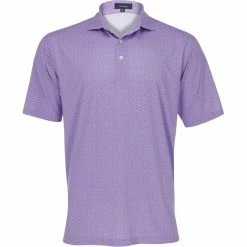 Turtleson Vincent Tortoise Shell Performance Shirt Polo Short Sleeve Golf Apparel